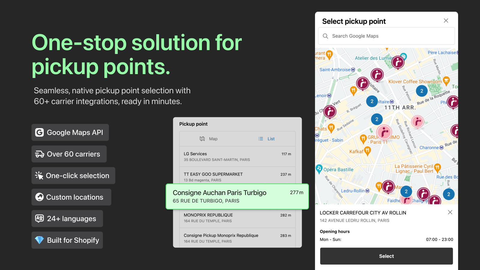 Atlas Riga Best Multi-Carrier Pickup Points App for Shopify Checkout - Atlas ...